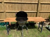 Kettle BBQ side table for 57cm Kettle grills weber